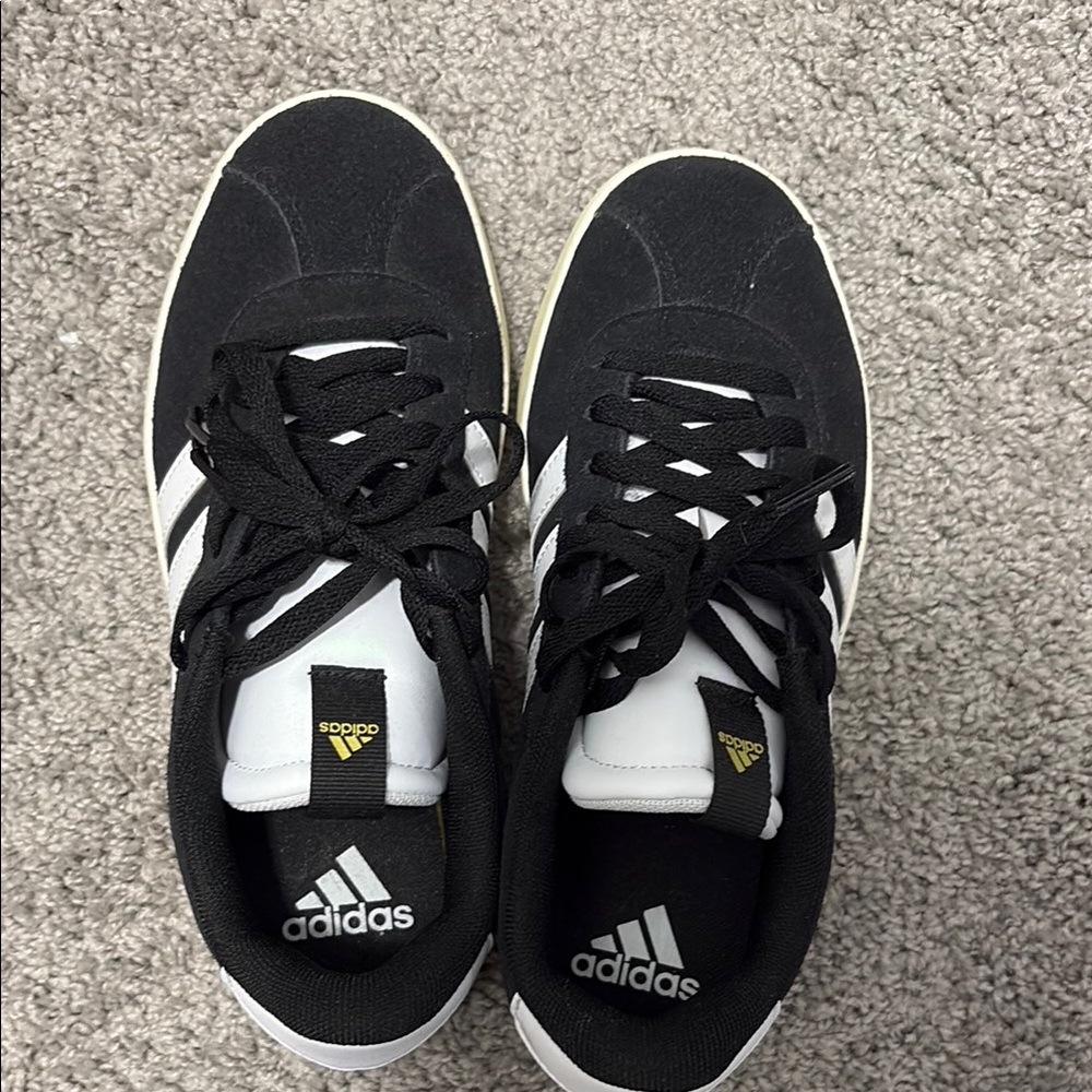 Adidas Black and White Sneakers